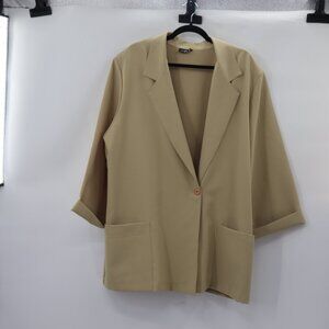 Vintage 1980s Yours ASAP Oversized Brown Blazer